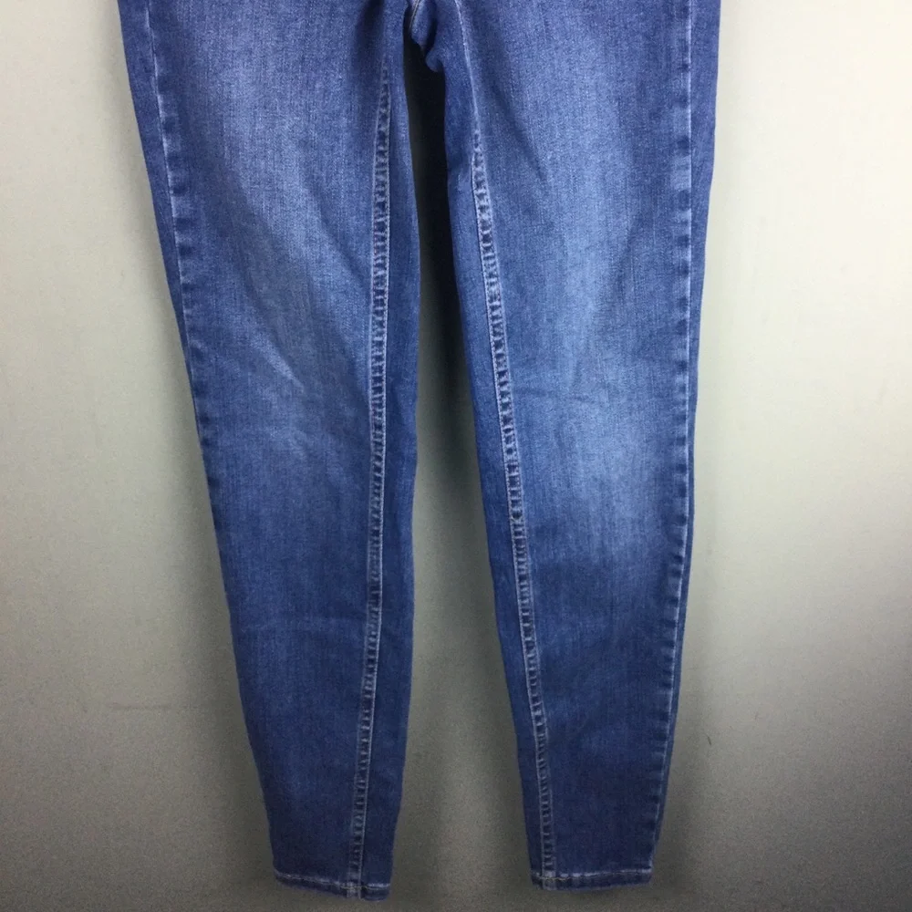 NWOT Free People Riley Seamed Daybreak Wash Mid-Rise Ankle Skinny Jeans Size 24 - Picture 6 of 12